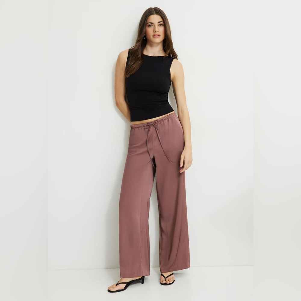Mauve Wide-Leg Pants NWT